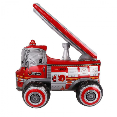 Стоячка фольгированная фигура "Пожежна машина в инд. уп." Китай 5342-1 фото